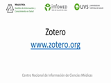 Tema 2. Zotero (Cápsula educativa)
